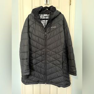 Columbia Black Long Jacket Women’s Plus Size 3X